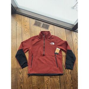 The North Face Mens Tka Kataka Fleece Jacket Brick House Red Size Large